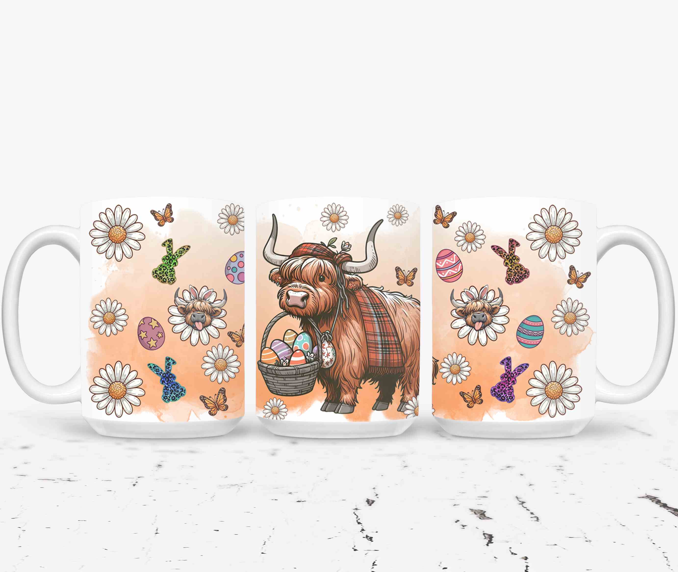 Highland Cow Easter-10382